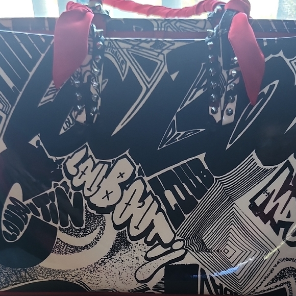 Christian Louboutin Graffiti Cabata  Tote W/ Dustbag - Picture 5 of 16